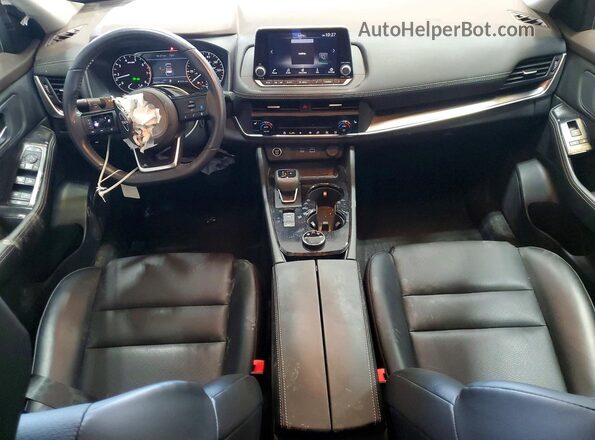 5N1BT3BB6PC765802 2023 NISSAN ROGUE White Առջևի վահանակի տեսք