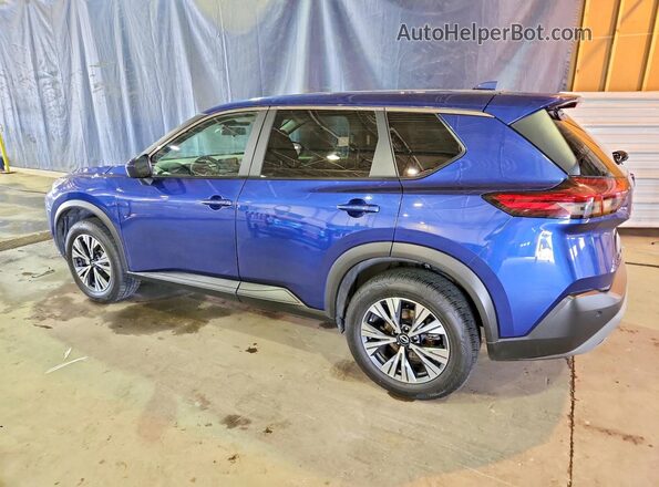 5N1BT3BB6PC844550 2023 NISSAN ROGUE Blue Rear left