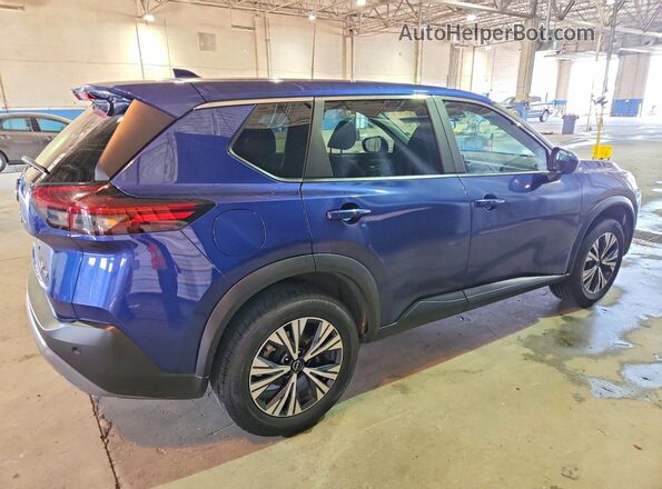5N1BT3BB6PC844550 2023 NISSAN ROGUE Blue Rear right