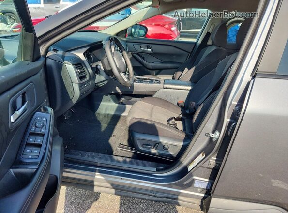 5N1BT3BB6SC795665 2025 NISSAN ROGUE Gray წინა სალონის ხედი