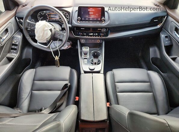 5N1BT3BB7PC673758 2023 NISSAN ROGUE Charcoal Вид панелі приладів