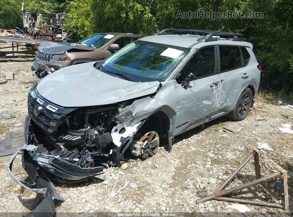 5N1BT3BB7TC779184 2026 NISSAN ROGUE Gray Առջևի ձախ երեք քառորդ տեսարան