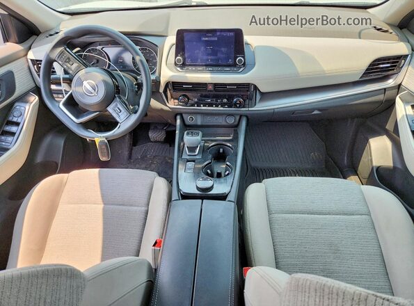 5N1BT3BB8PC675261 2023 NISSAN ROGUE Белый Вид панели приборов