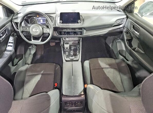 5N1BT3BB8RC720251 2024 NISSAN ROGUE Black Առջևի վահանակի տեսք