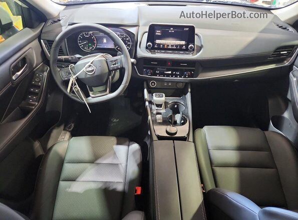 5N1BT3BB8TC710732 2026 NISSAN ROGUE White Dashboard view
