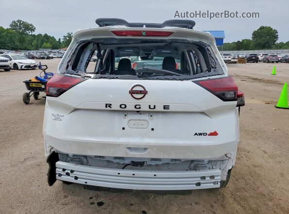 5N1BT3BB9SC794168 2025 NISSAN ROGUE White Вид ззаду