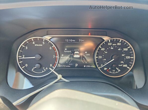 5N1BT3BB9SC827850 2025 NISSAN ROGUE Black Instrument cluster view