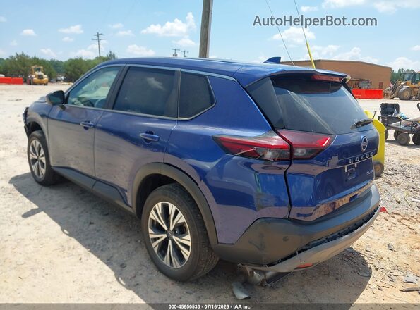 5N1BT3BBXPC794185 2023 NISSAN ROGUE Blue Задня ліва чверть