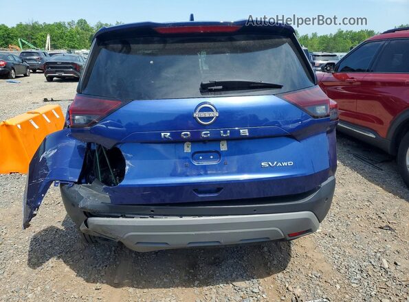 5N1BT3BBXPC839934 2023 NISSAN ROGUE Blue Հետևի տեսք