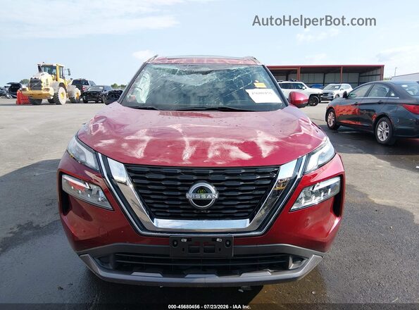 5N1BT3CA0PC868008 2023 NISSAN ROGUE Red Սարքավորումների վահանակի տեսք
