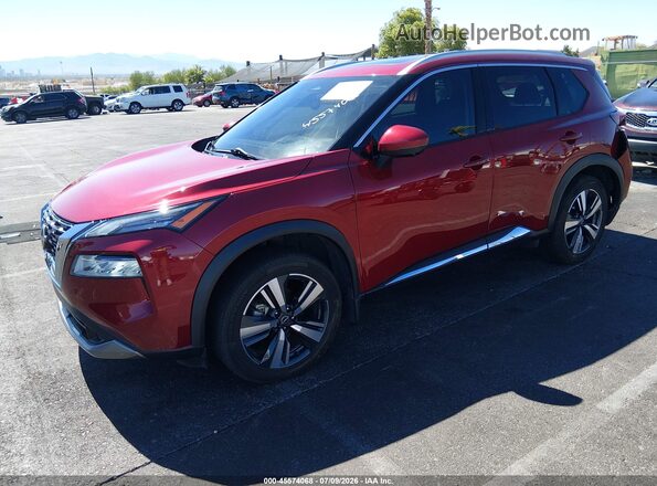 5N1BT3CA1PC872620 2023 NISSAN ROGUE Red Vista tres cuartos delantera izquierda