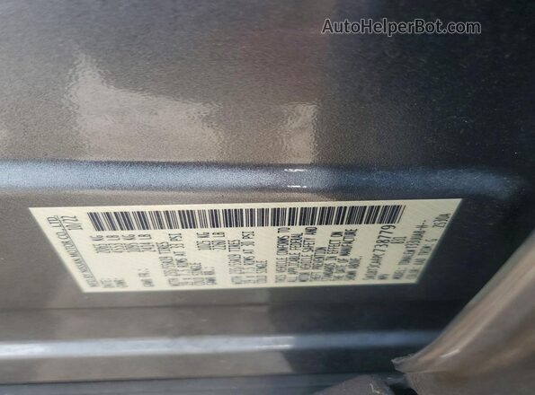 5N1BT3CA4PC738779 2023 NISSAN ROGUE Gray Vista de la etiqueta del VIN