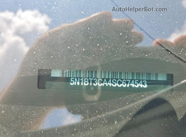 5N1BT3CA4SC674543 2025 NISSAN ROGUE White VIN sticker view