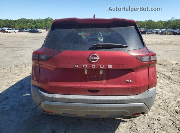 5N1BT3CA5PC821539 2023 NISSAN ROGUE Red Rear view
