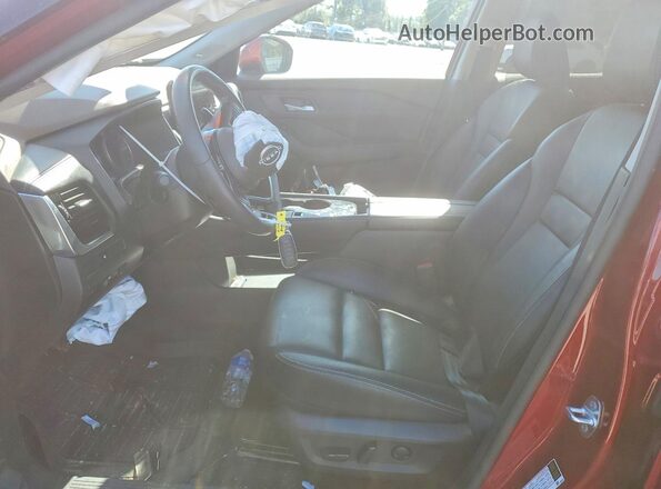 5N1BT3CA5PC821539 2023 NISSAN ROGUE Red Front interior view