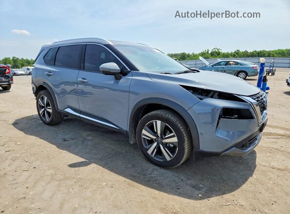 5N1BT3CA5PC929059 2023 NISSAN ROGUE Blue Передня права чверть