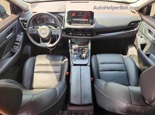 5N1BT3CA5PC929059 2023 NISSAN ROGUE Blue Вид панелі приладів
