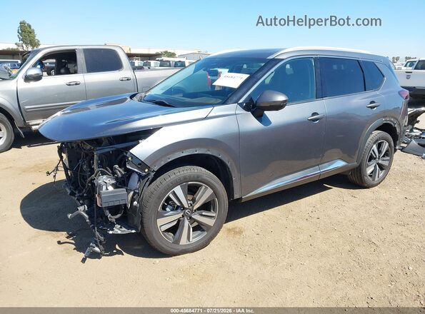 5N1BT3CAXPC851636 2023 NISSAN ROGUE Gray Передня ліва чверть