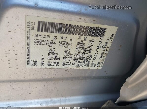 5N1BT3CB2PC736327 2023 NISSAN ROGUE Silver Engine compartment view