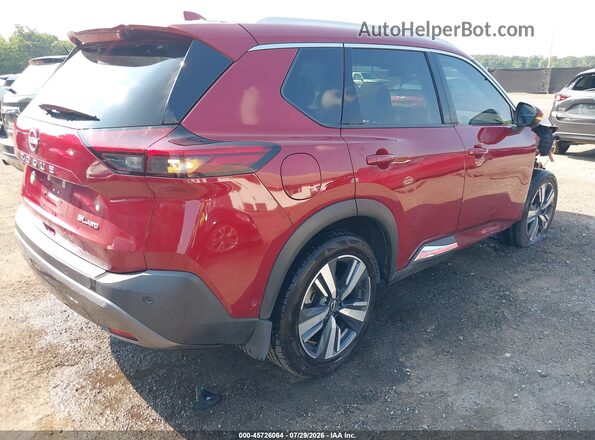 5N1BT3CB2PC830515 2023 NISSAN ROGUE Красный Задняя правая четверть