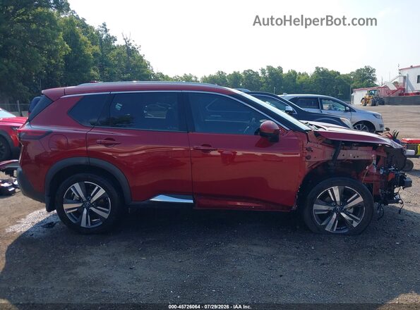 5N1BT3CB2PC830515 2023 NISSAN ROGUE Красный Панорамный вид салона 360°