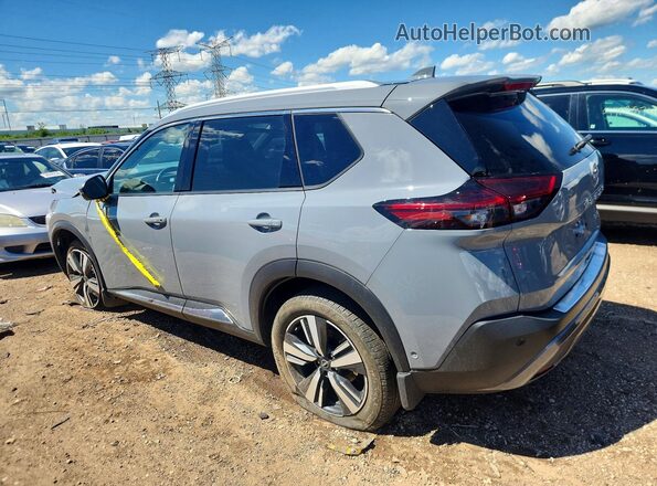 5N1BT3CB3PC749961 2023 NISSAN ROGUE Gray Trasero izquierdo