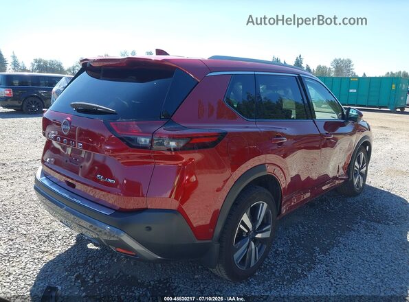 5N1BT3CB3PC766520 2023 NISSAN ROGUE Red უკანა მარჯვენა