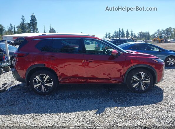 5N1BT3CB3PC766520 2023 NISSAN ROGUE Red სალონის 360-გრადუსიანი ხედი