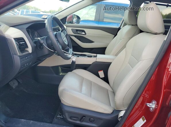 5N1BT3CB5PC885833 2023 NISSAN ROGUE Red Front interior view