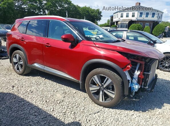 5N1BT3CB5PC885833 2023 NISSAN ROGUE Red Front right