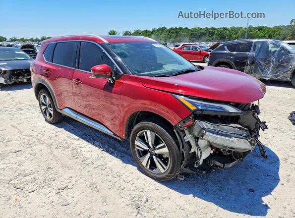 5N1BT3CB7PC800040 2023 NISSAN ROGUE Красный Передняя правая четверть
