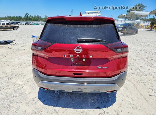 5N1BT3CB7PC800040 2023 NISSAN ROGUE Красный Вид сзади