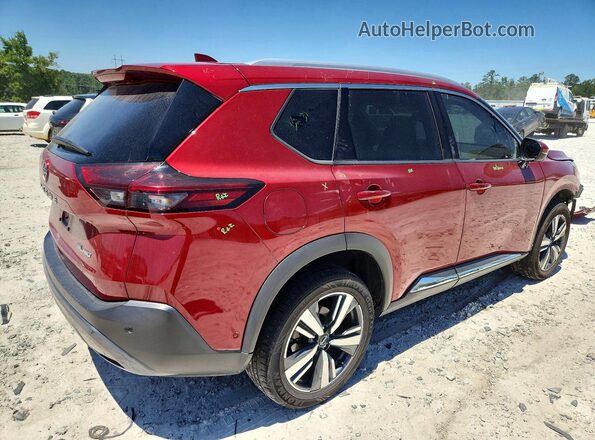 5N1BT3CB7PC800040 2023 NISSAN ROGUE Красный Задняя правая четверть