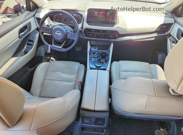5N1BT3CB7PC800040 2023 NISSAN ROGUE Красный Вид панели приборов