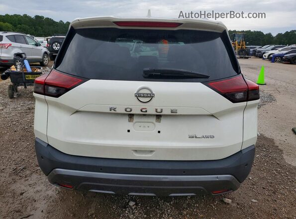 5N1BT3CB7PC803181 2023 NISSAN ROGUE White Вид ззаду