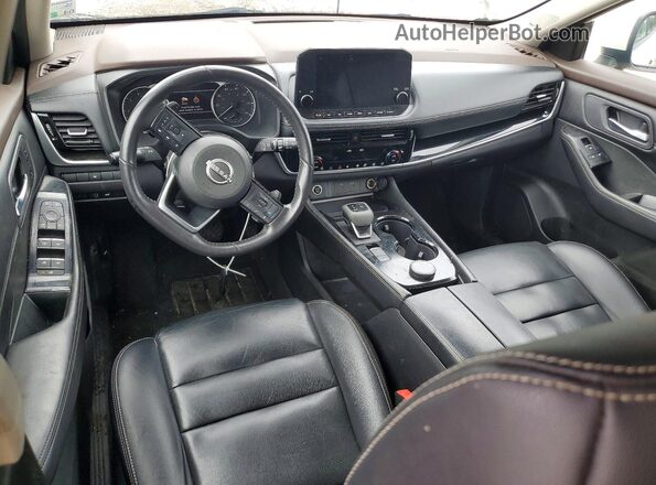 5N1BT3CB7PC803181 2023 NISSAN ROGUE White Вид панелі приладів