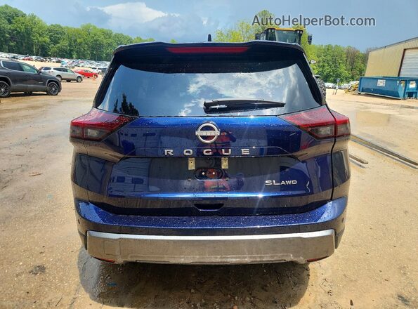 5N1BT3CB7TC770029 2026 NISSAN ROGUE Синий Вид сзади