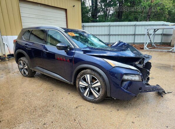 5N1BT3CB7TC770029 2026 NISSAN ROGUE Синий Передняя правая четверть