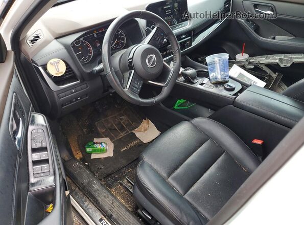 5N1BT3CB8PC820314 2023 NISSAN ROGUE White Вид панелі приладів