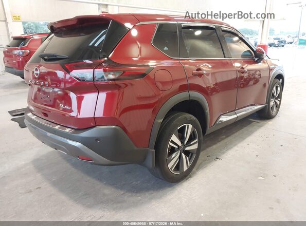 5N1BT3CBXPC822260 2023 NISSAN ROGUE Burgundy Trasero derecho