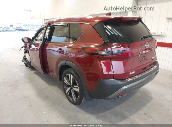 5N1BT3CBXPC822260 2023 NISSAN ROGUE Burgundy Trasero izquierdo