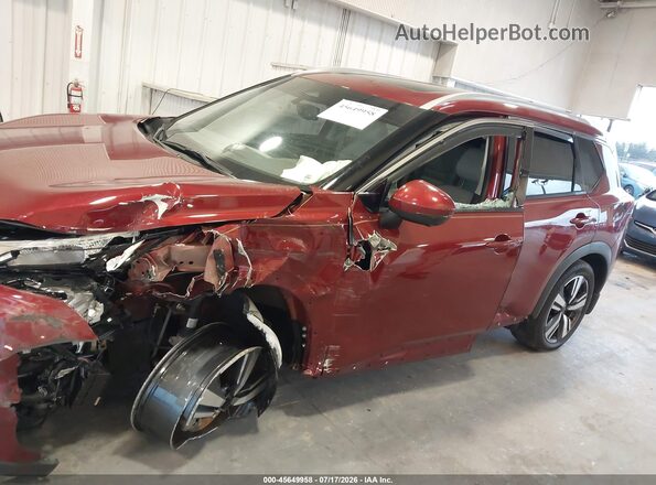 5N1BT3CBXPC822260 2023 NISSAN ROGUE Burgundy Vista frontal