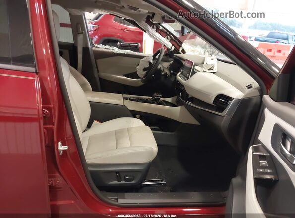 5N1BT3CBXPC822260 2023 NISSAN ROGUE Burgundy Vista interior delantera