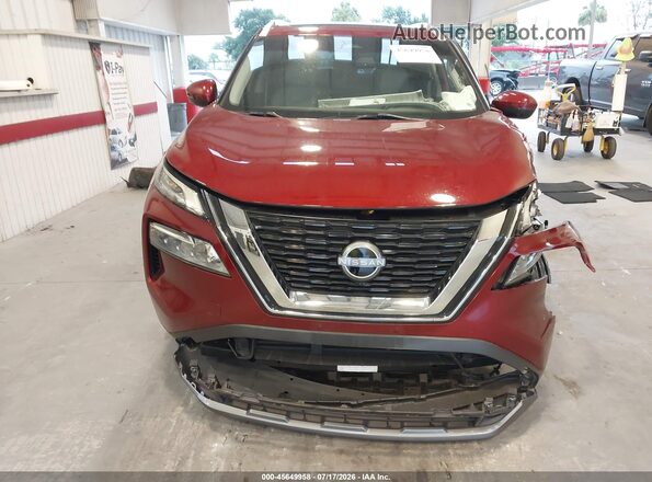 5N1BT3CBXPC822260 2023 NISSAN ROGUE Burgundy Vista del cuadro de instrumentos