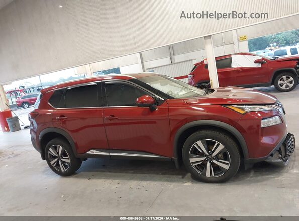 5N1BT3CBXPC822260 2023 NISSAN ROGUE Burgundy Vista interior trasera