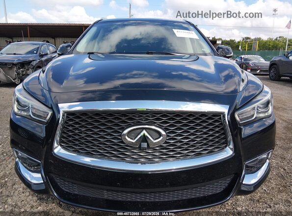 5N1DL0MM0HC504026 2017 INFINITI QX60 Black წინა ხედი