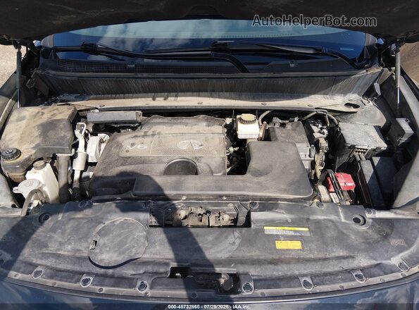 5N1DL0MM0HC504026 2017 INFINITI QX60 Black უკანა ხედი