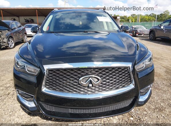 5N1DL0MM0HC504026 2017 INFINITI QX60 Black ხელსაწყოთა პანელის ხედი