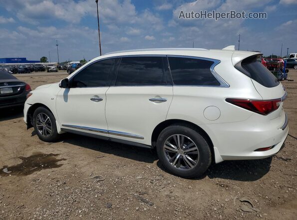 5N1DL0MM0HC512689 2017 INFINITI QX60 White Trasero izquierdo