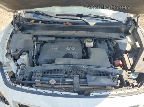 5N1DL0MM0HC512689 2017 INFINITI QX60 White Vista del compartimento del motor